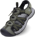 Men's Closed Toe Hiking Sandals - Waterproof Sport Fisherman Sandal