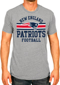 Team Fan Apparel NFL Adult Short Sleeve Team Stripe Tee - Comfortable