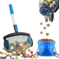 Nut Gatherer Pecan Picker Upper Roller - Stand and Roll Collector