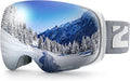 ZIONOR Ski Goggles Z1 Zipon HD Lens Snowboard Goggles - Clear Contrast