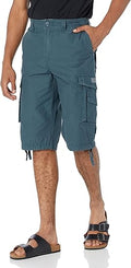 Stylish men's cargo shorts from Unionbay with practical belt design