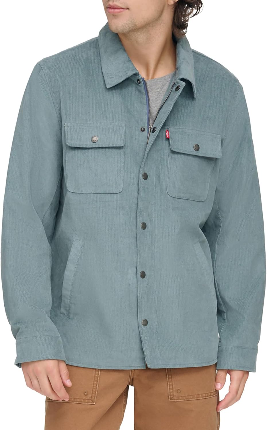 Levi's mens Corduroy Shirt Jacket for Stylish Layering