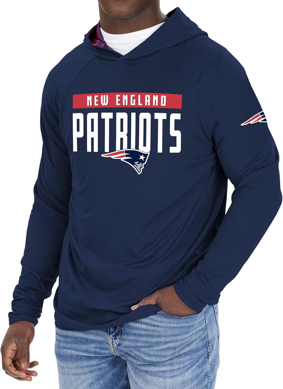 Zubaz NFL Men's Lightweight Hoodie with Unique Camo Patterns