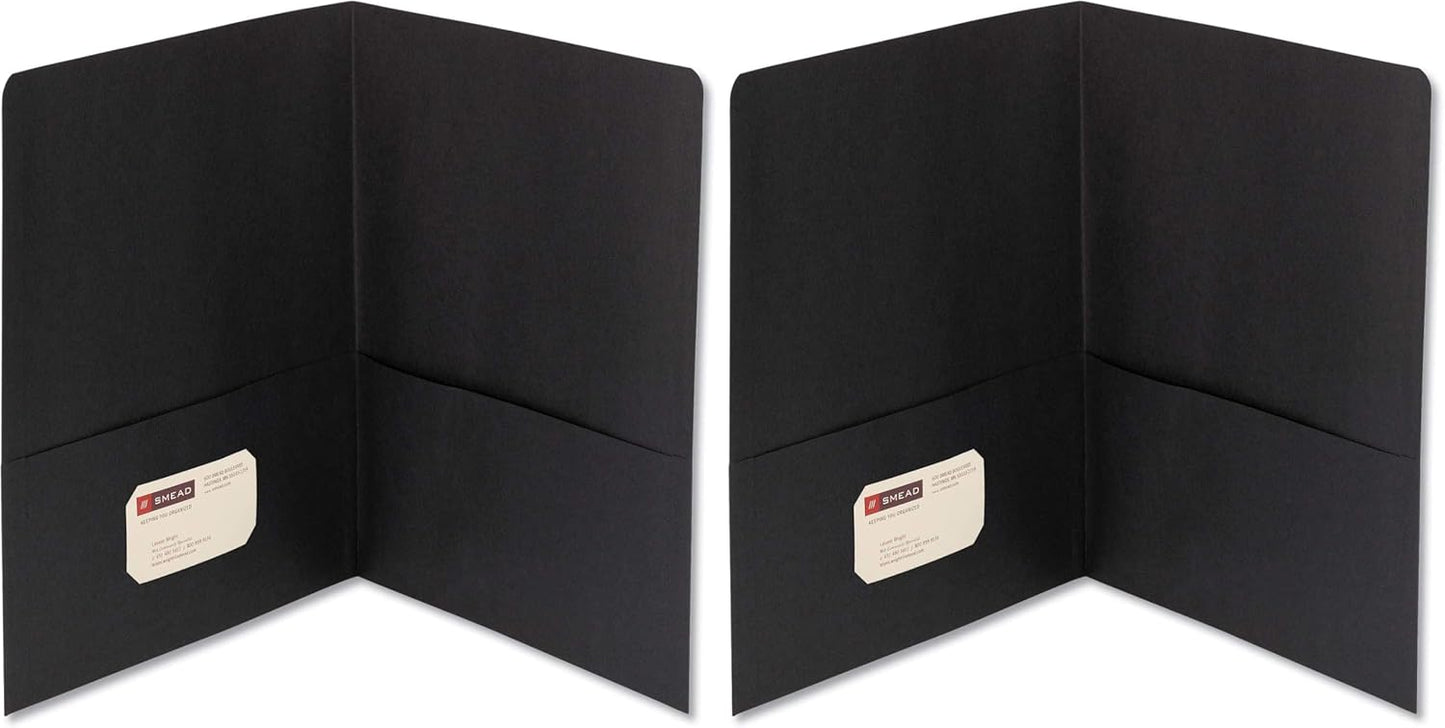 Smead Two-Pocket Heavyweight Folder for Organized Document Storage