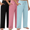Neer Women's Plus Size Wide Leg Lounge Pants - Cozy, Roomy Fit Comfort