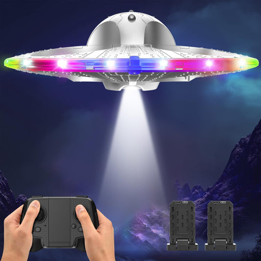 HOLYFUN Foam Drone: Easy Hovering, 2 Batteries Included!