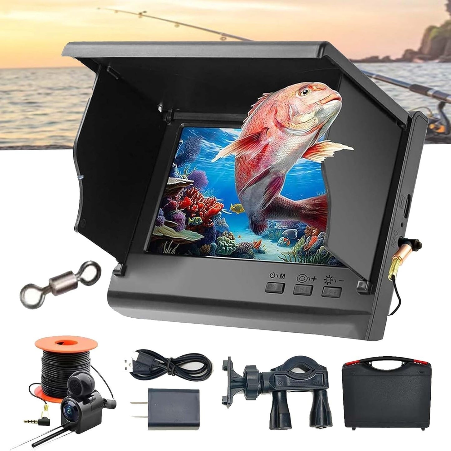 4K Underwater Fishing Camera with Night Vision