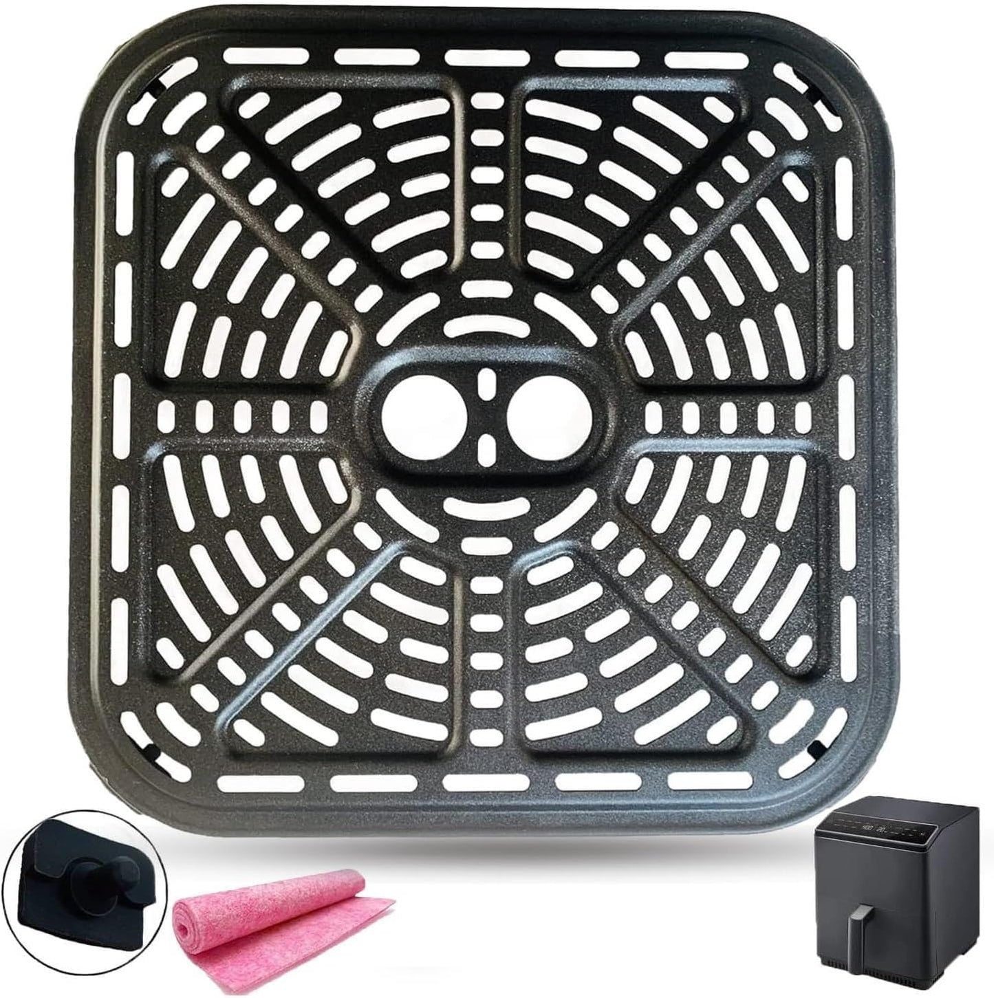 COSORI Air Fryer Crisper Plate: Upgraded Nonstick Grill Pan