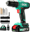20V Cordless Hammer Drill Set - High Torque, 2-Speed