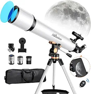 80mm Aperture Refractor Telescope for Astronomy Enthusiasts