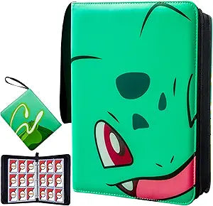 Card Binder for Pokemon Cards - Portable 9-Pocket Album Holder