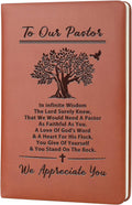 Pastor Gifts Pastor Leather Journal Notebook - Thoughtful Pastor