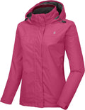 Womens Waterproof Rain Jacket Lightweight Windbreaker - Trail Ready