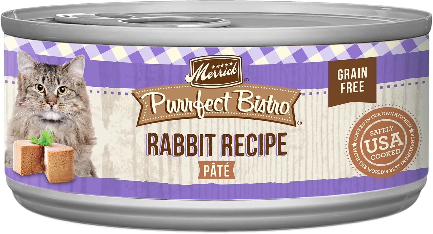 Merrick Purrfect Bistro Grain Free Wet Cat Food Rabbit Recipe