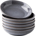 AmorArc 8.5ft Large Pasta Bowls Set of 6 - 36oz Reactive Glaze