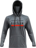 Fishing Shirts for Men UPF50 Hooded Long Sleeve with Gaiter - Sun Join