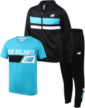 New Balance Boys Sweat Suit Set - 3-Piece Active Outfit for School