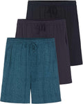 Men's Soft Lounge Pajama Bottoms 3-Pack - Breathable Comfort Real