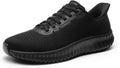 Bruno Marc Men's Hands Free Non Slip Shoes - Lightweight Work Sneakers