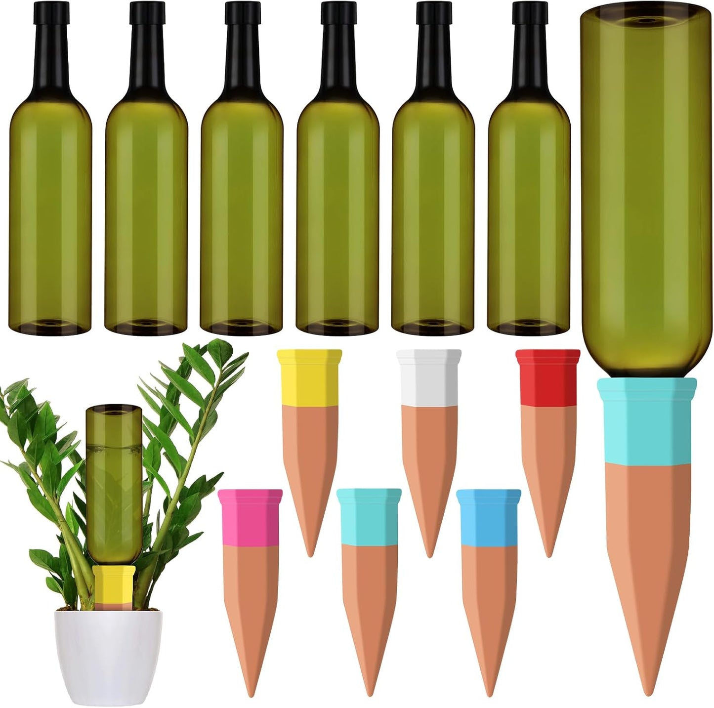 12 Pack Plant Watering Devices for Automatic Plant Care