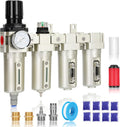 1/2 in NPT Industrial Air Dryer 4-Stage Water Separator - Auto Drain