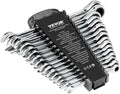 Combination Wrench Set 16-Piece Ratcheting Metric Wrenches - Organized