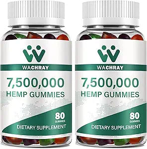 Hemp Gummies High Potency Extra Strength Organic Fruit Flavor