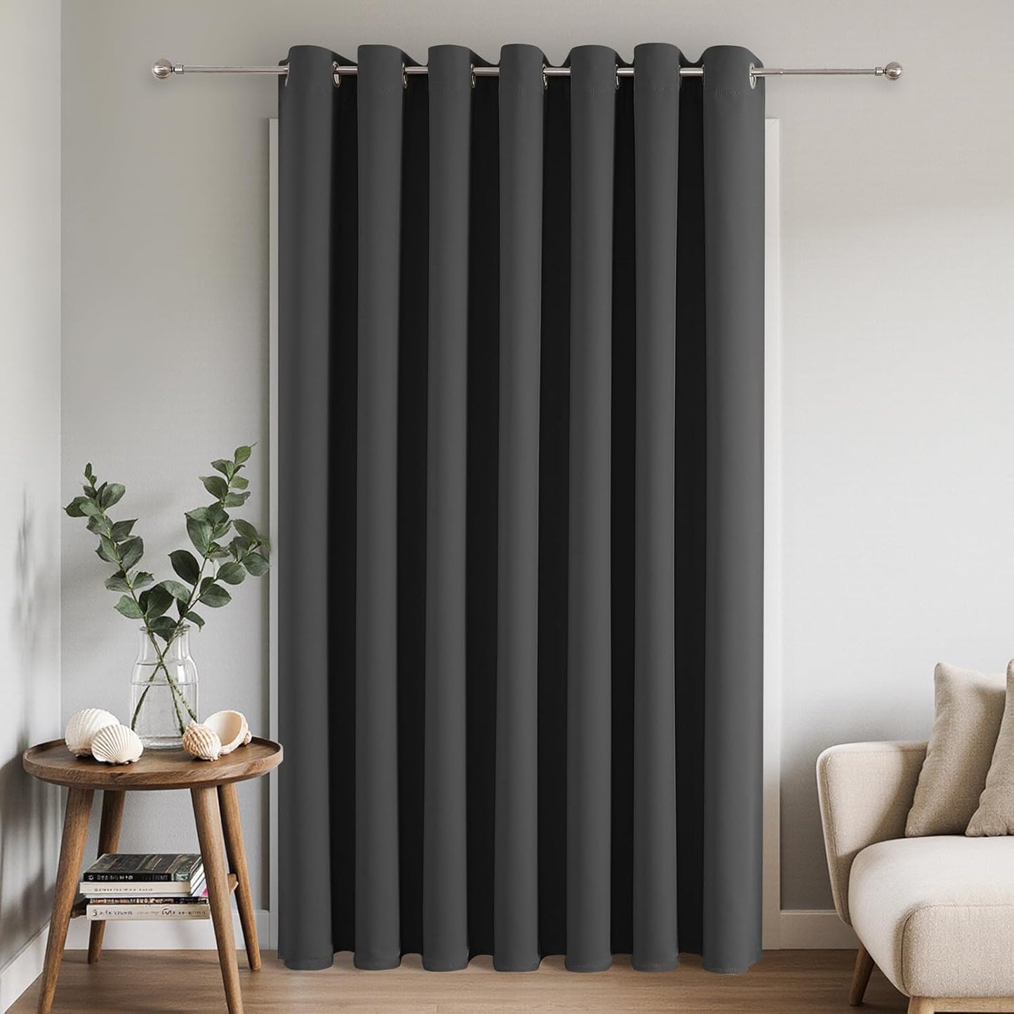 Joydeco Blackout Patio Sliding Door Curtains for Privacy & Style