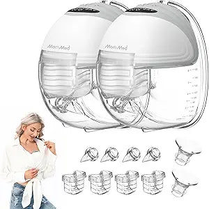 MomMed S21 Wearable Breast Pump - Smart, Leak-Proof, Hands-Free