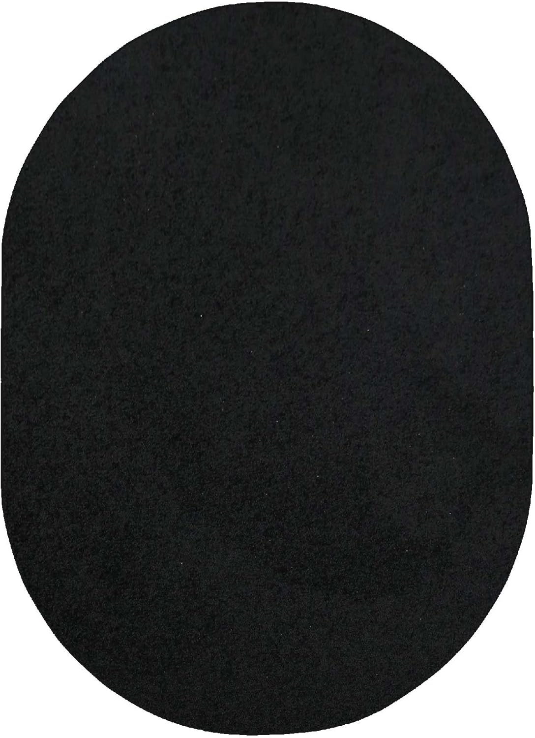 Ambiant Pet Friendly Solid Color Area Rug - 9ft x 12ft Oval