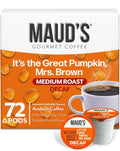 Decaf Pumpkin Spice Coffee Pods 72 ct - Medium Roast, Recyclable