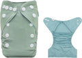 ALVABABY Newborn Cloth Diaper Cover Swim Diaper - Reusable, Adjustable