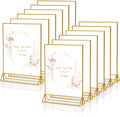 KILY-WILY Gold Frames Clear Acrylic Sign Holder 8.5X11