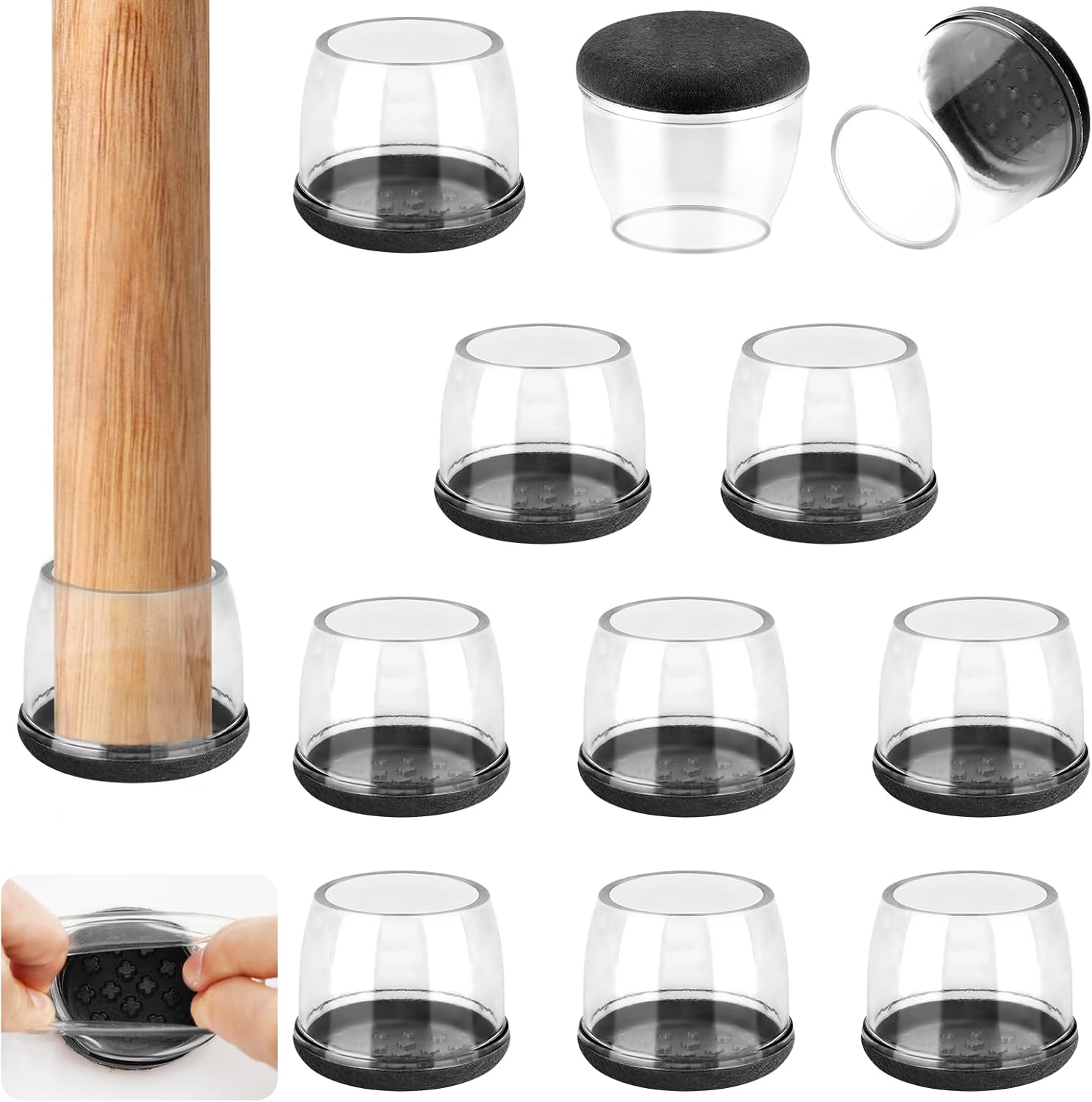 Anti-Scratch Chair Leg Protectors - XL Size