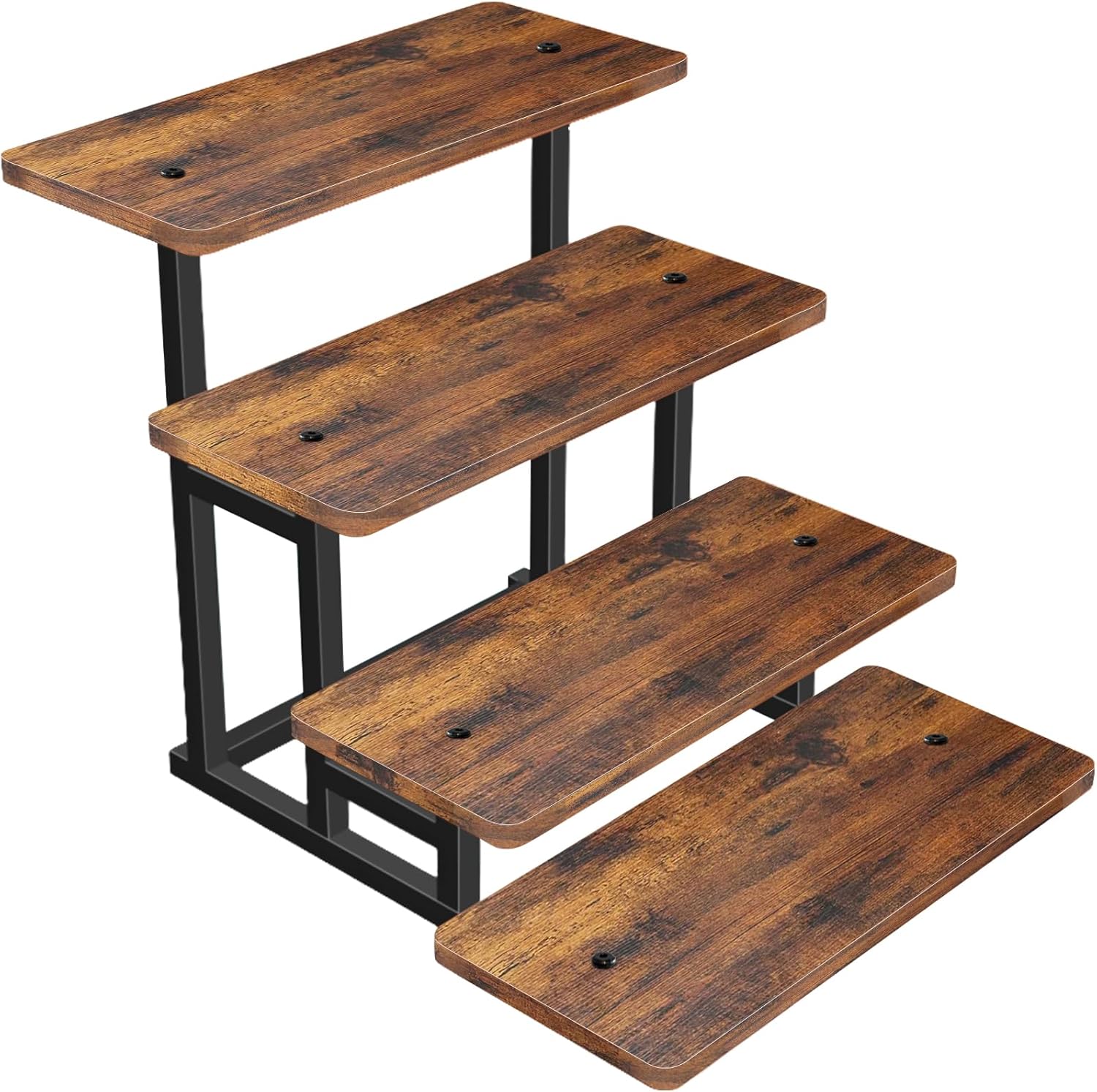 Cupcake Stand for 50 Cupcakes - 4 Tier Wooden Display Set