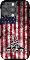 Rugged Shield iPhone 14 Pro Case - Limited Edition Don't Tread on Me