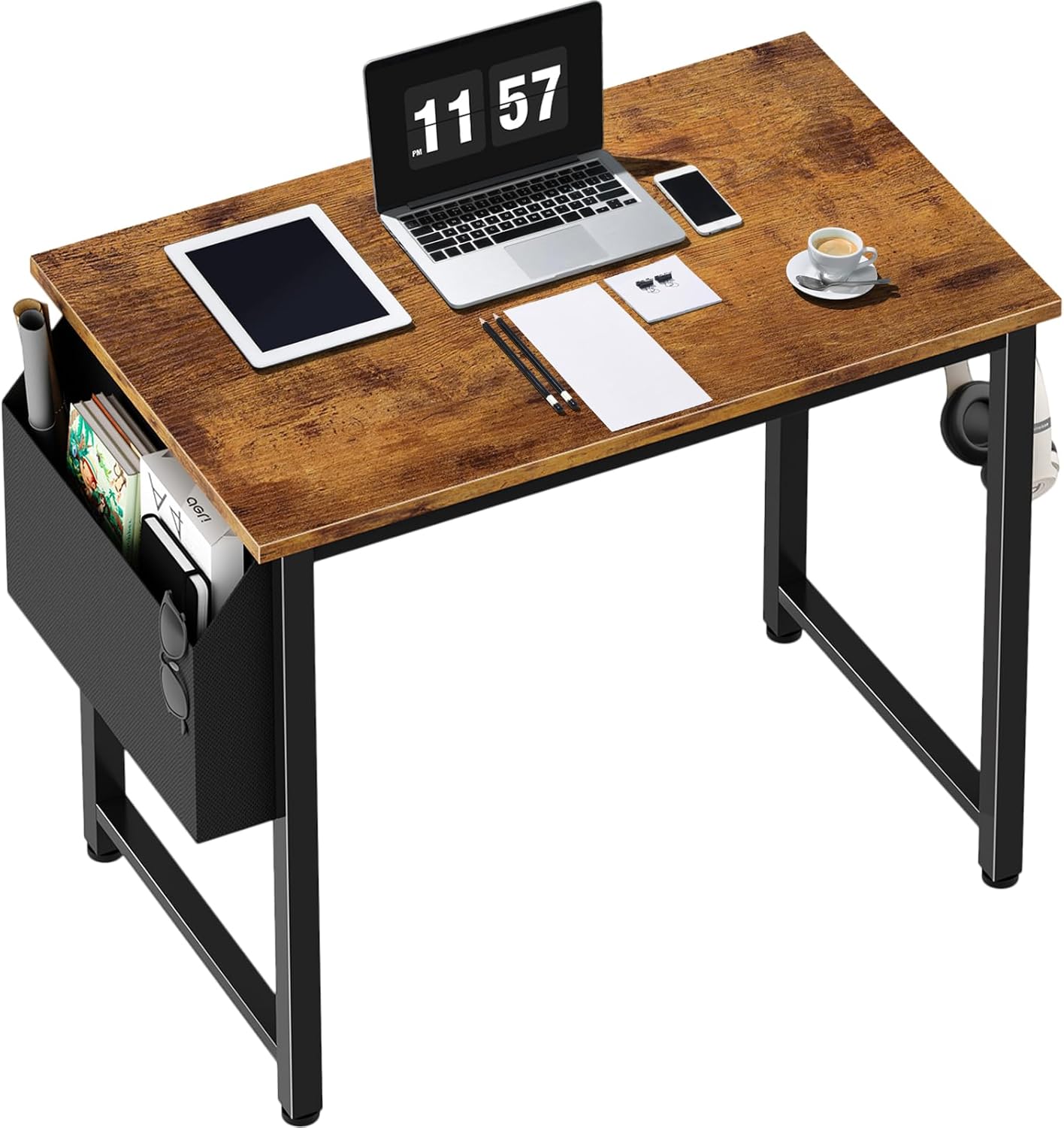Lufeiya Small Computer Desk for Home Office and Study Spaces