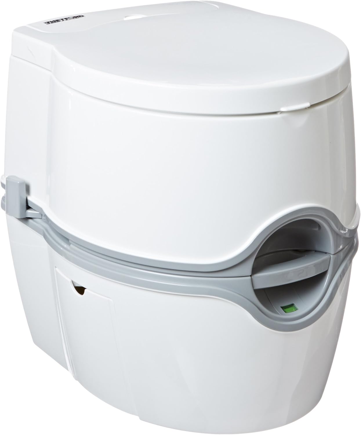 Porta Potti White Portable Toilet for RVs and Camping Needs