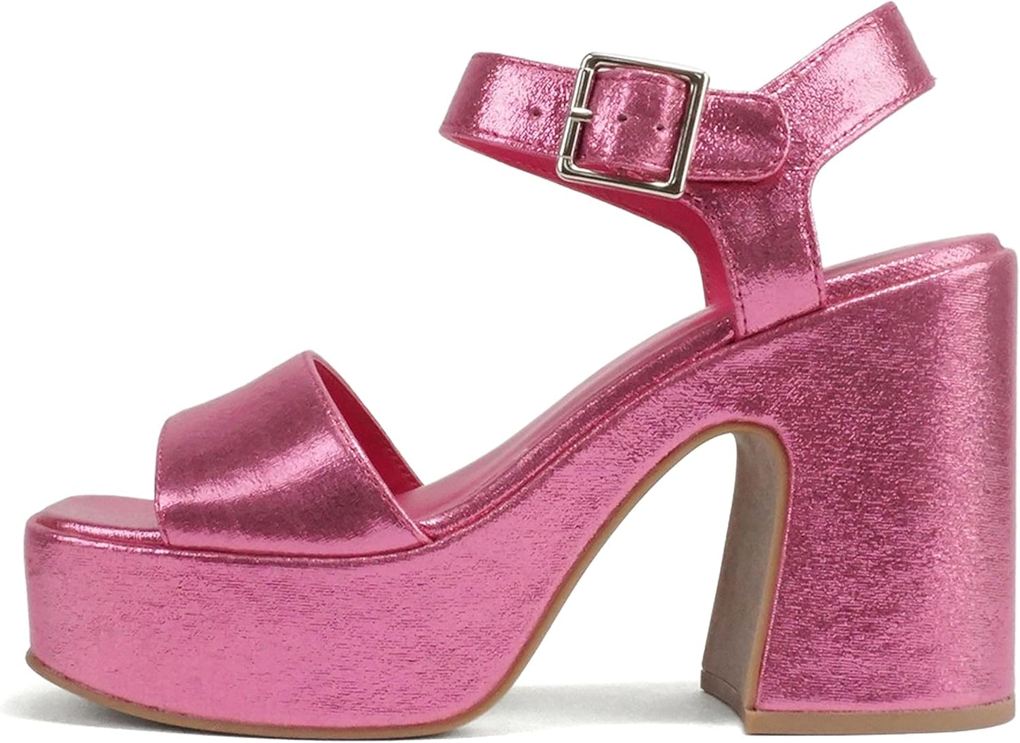 Soda Launch Women Open Toe Ankle Strap Platform Heels Review