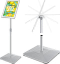 8.5x11 Pedestal Poster Sign Stand for Office and Store Use