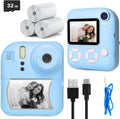 Instant Print Camera for Kids with 16X Zoom - Fun, Portable Gift