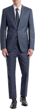 Men's Slim Wool Jacket - Tailored Two-Button Notch Lapel