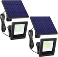 2 Pack Solar Wall Mount Lights - Super Bright Dusk to Dawn Flood