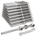 Cable Railing Swage Threaded Stud Tension End Fitting 60 Pack - T316