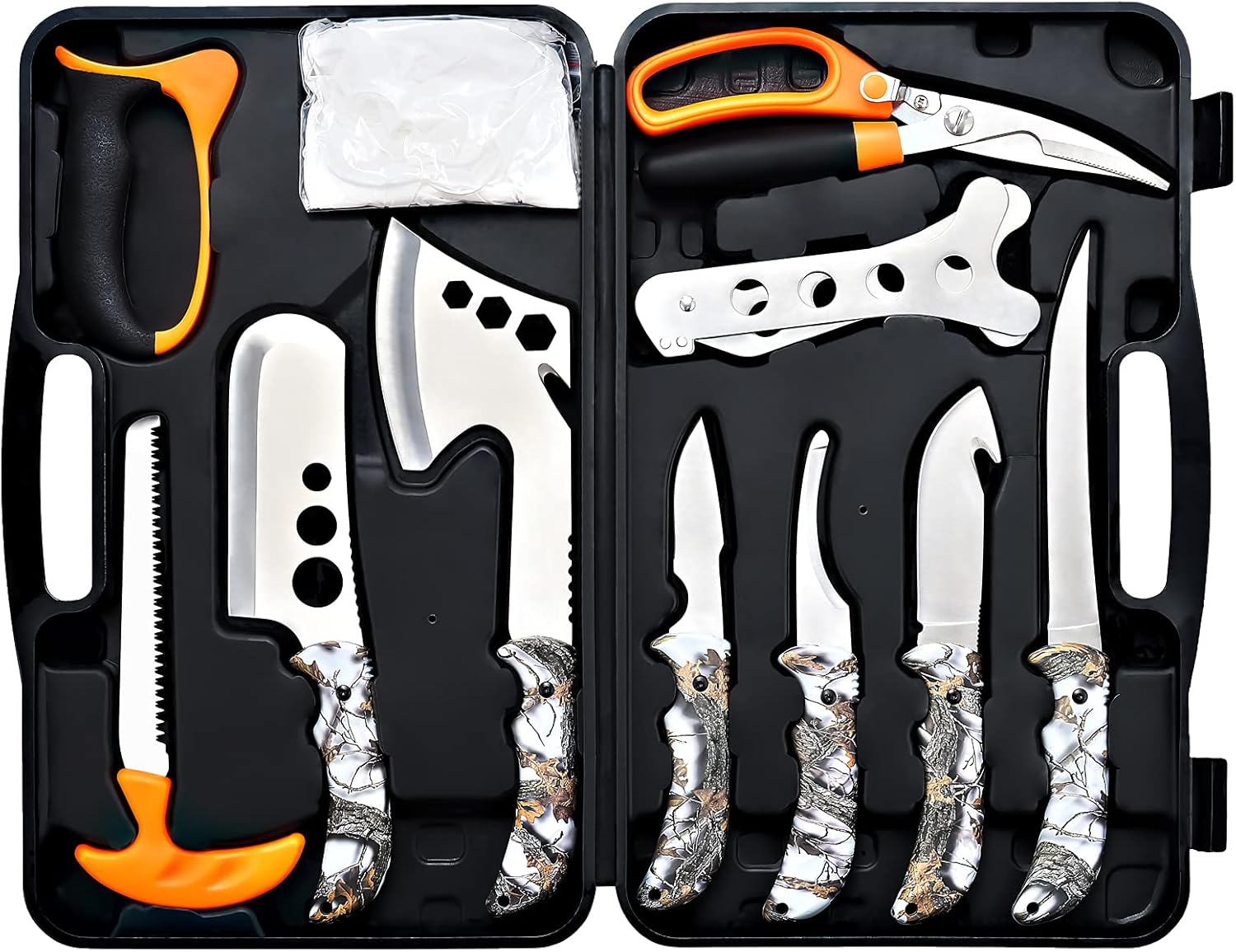 KNINE OUTDOORS Hunting Deer Knife Set for Field Dressing Needs