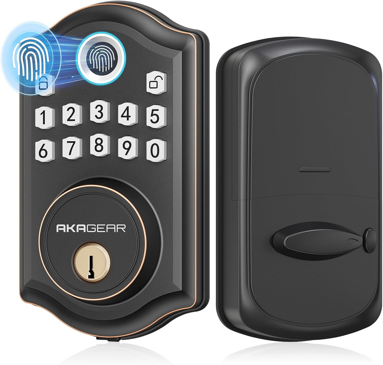 DS10 Fingerprint Door Lock - Keyless Entry Smart Lock Solution