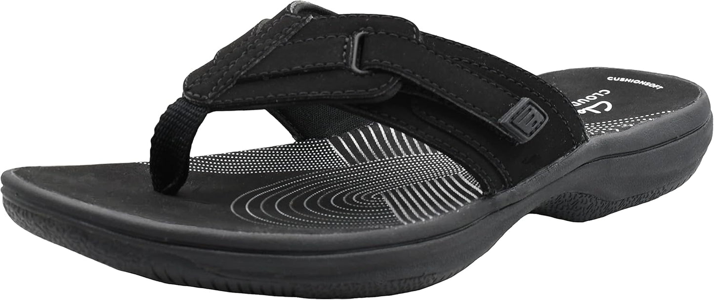 Clarks Women's Brinkley Jazz Flip Flop for Ultimate Comfort