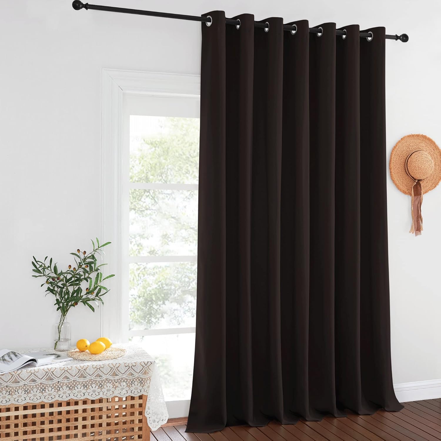 NICETOWN Blackout Curtain for Sliding Glass Door - Insulated Design