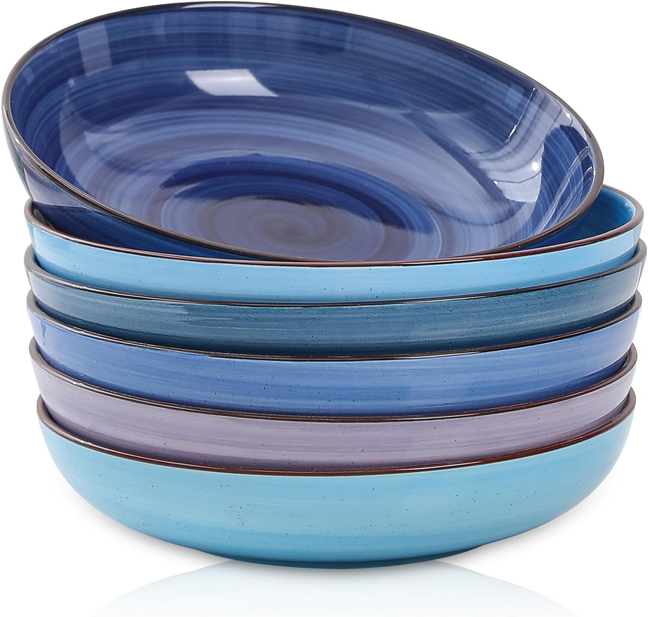 Selamica Ceramic Pasta Bowls Set for Stylish Dining Experience