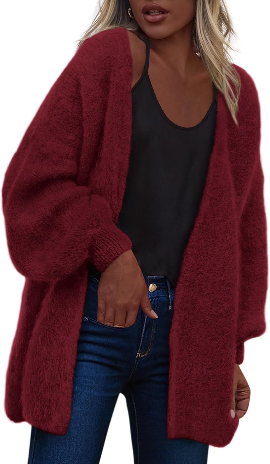Dowerme Women Open Front Cardigans for Trendy Fall Fashion
